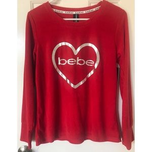 🆕🔥BEBE BRAND SUPER STYLISH&SOO SOFT LIGHTWEIGHT WAFFLE SHIRT W/A VELVETY TOUCH